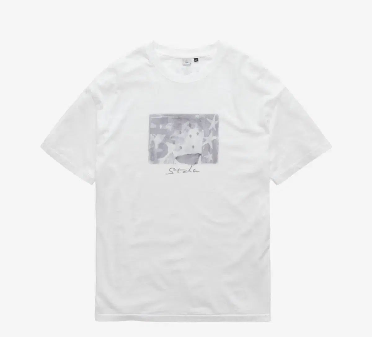 4 POLYTERU ハンク 1 2 グラフィック Tシャツ スタミ 白 半袖