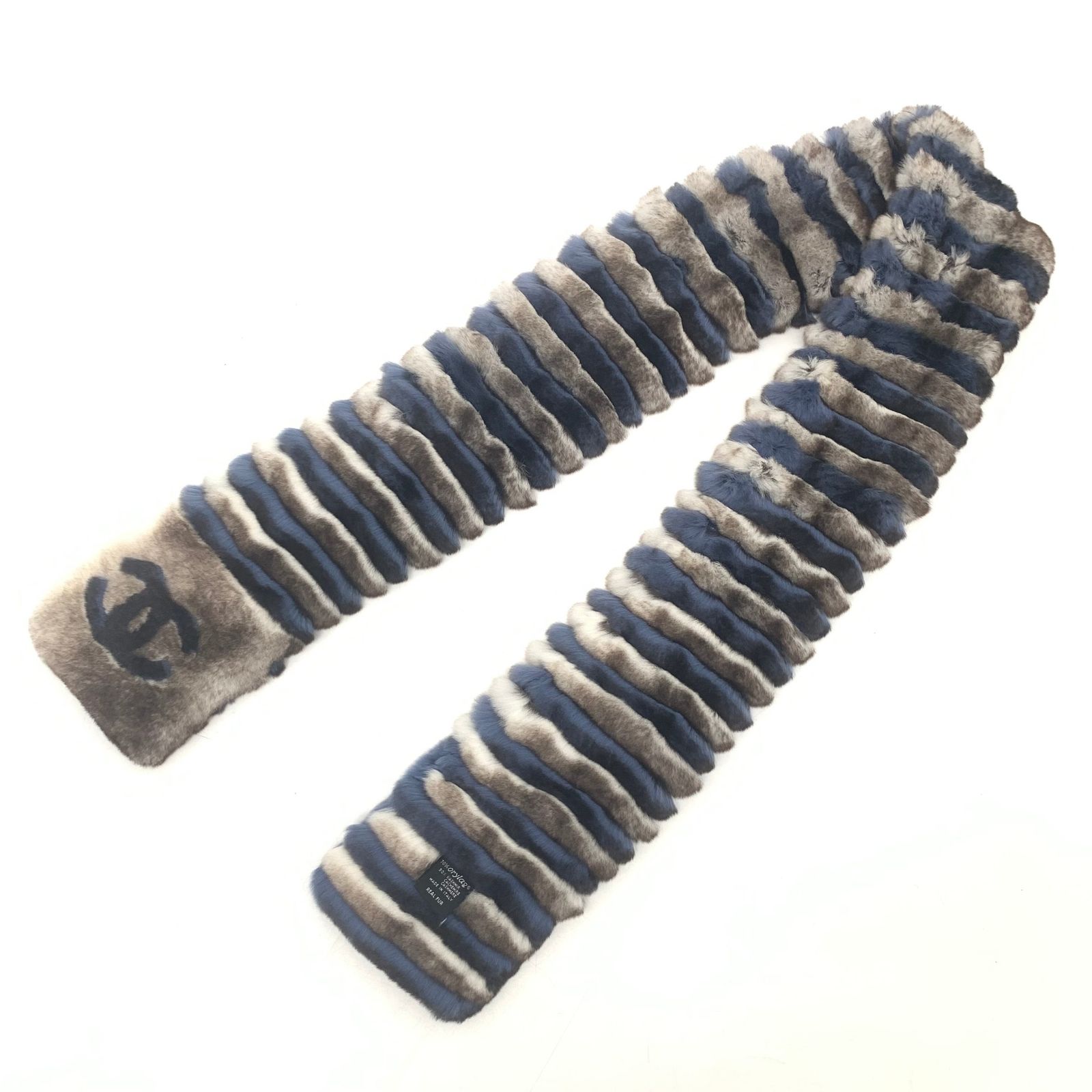 シャネル オリラグ ラビットファー ファーマフラー 極美品 【公式通販】