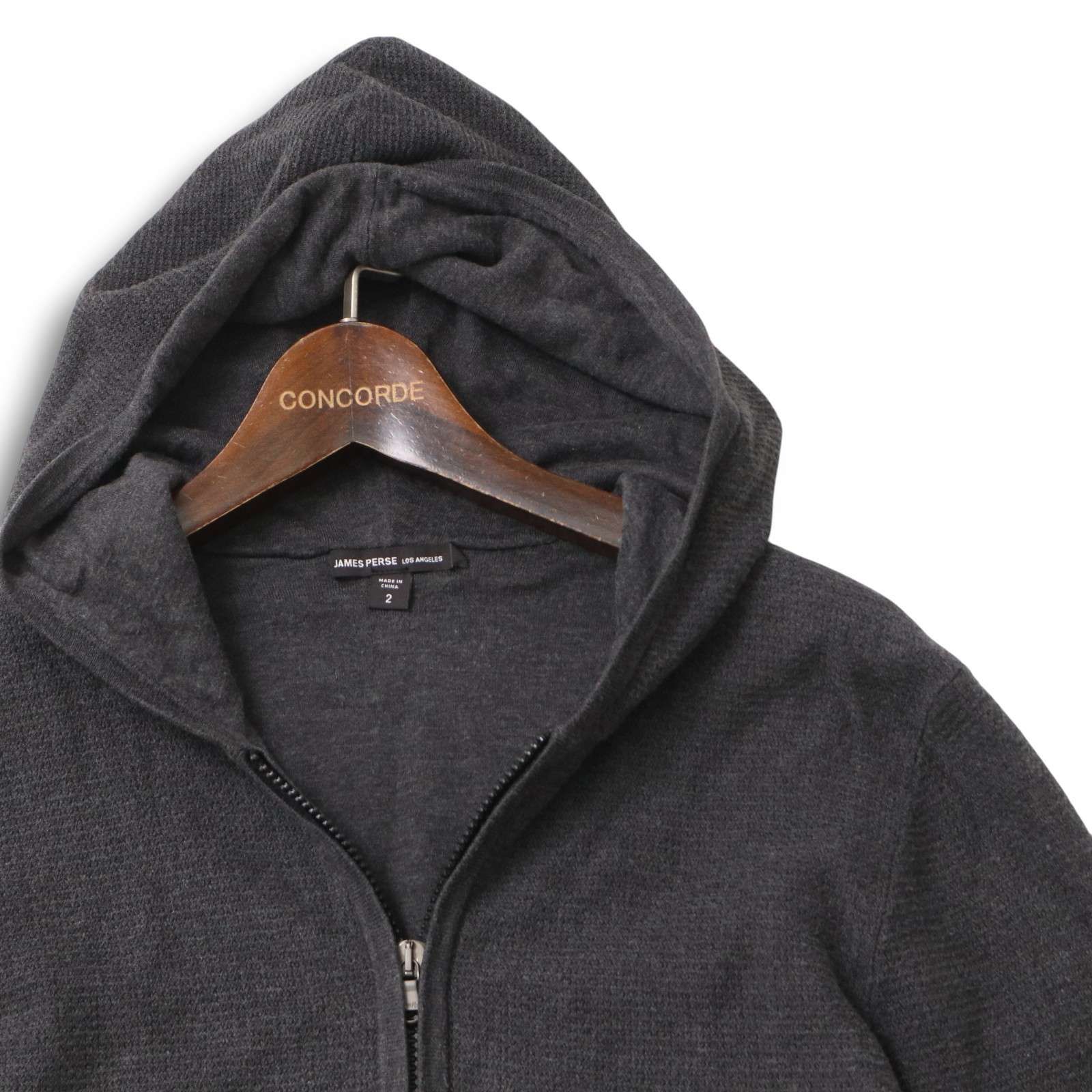 美品　JAMES PERSE パーカー バックパイルスエット ジップアップパーカー WXA2884