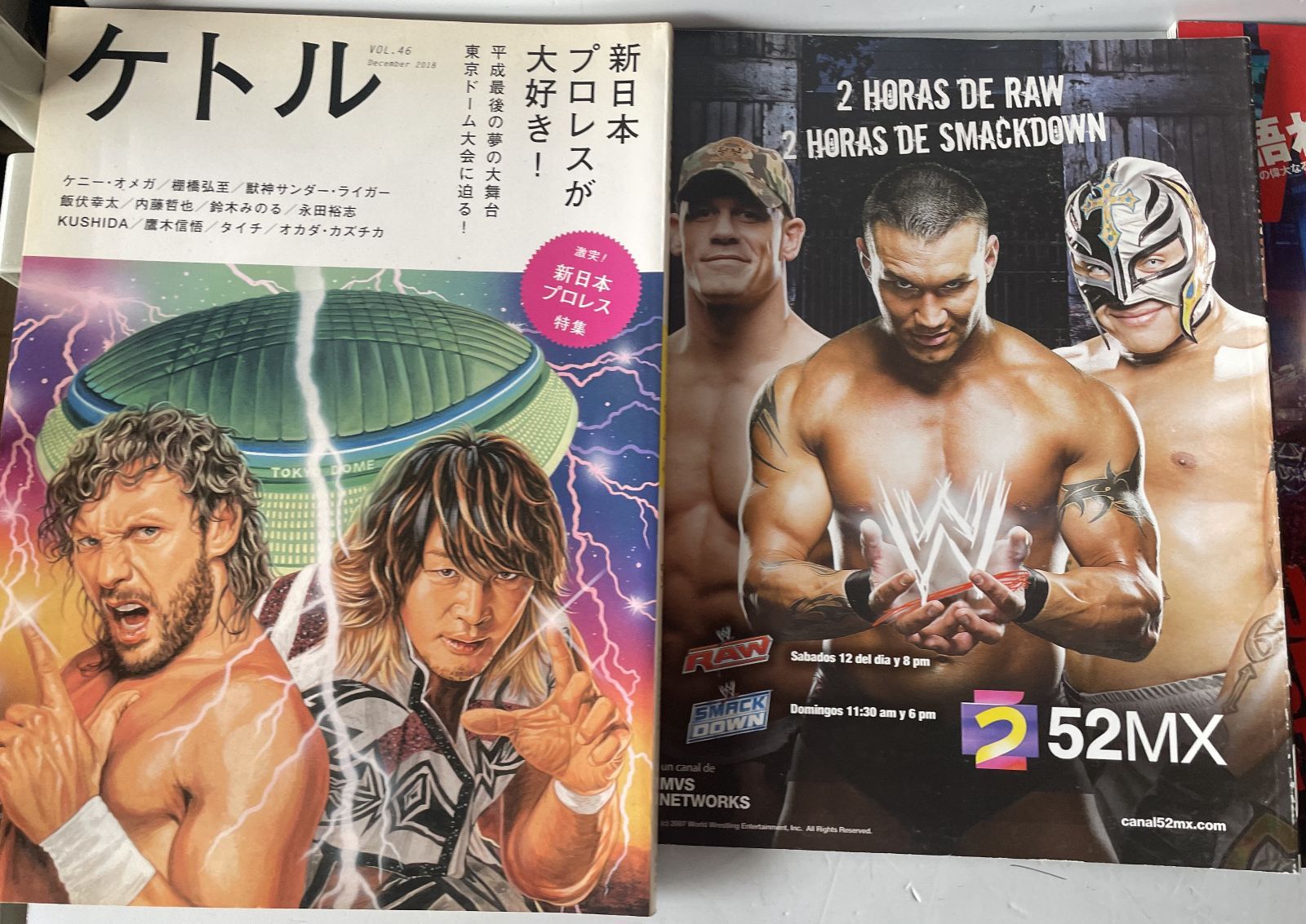 プロレス関係雑誌 24冊セット 週刊プロレス・語れ！WWE・ゴング・格闘技通信・G SPIRITS　Archives・97プロレス年鑑・ケトル・東スポ・Sports Graphic Number・ケ―フェイ・マーシャルアーツ・月刊ビッグレスラー・ほか