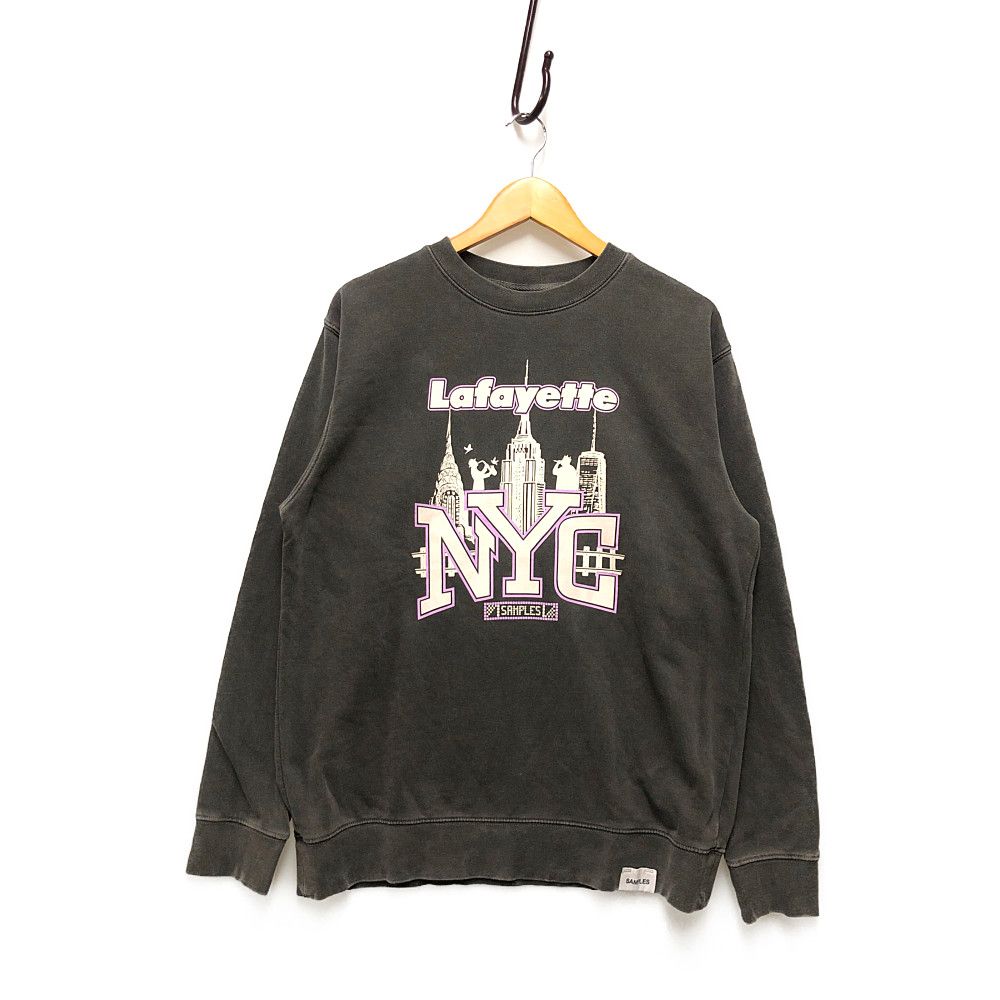 LAFAYETTE ラファイエット × SAMPLES 加工 スウェット チャコール系 サイズM 正規品 / B4962