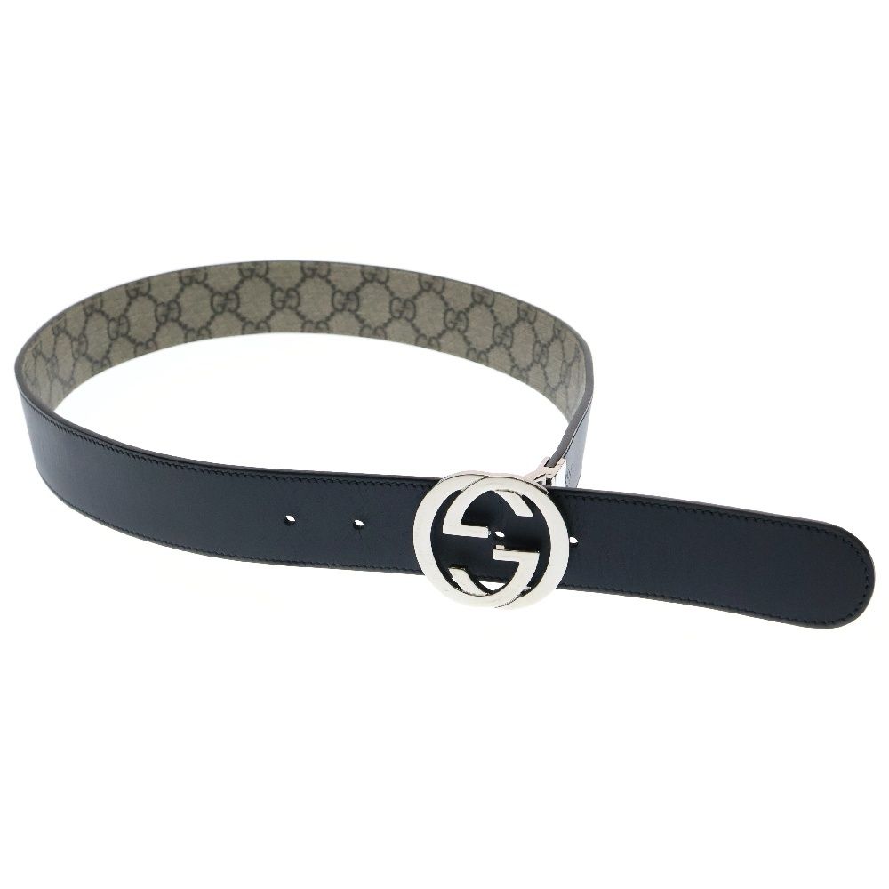 グッチ インターロッキング GGスプリーム ベルト シルバー 楽天市場】GUCCI グッチ GGスプリーム インターロッキング G