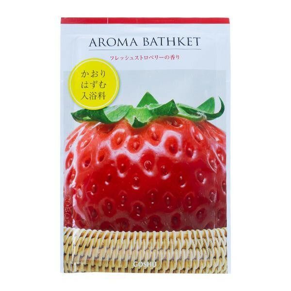 五洲薬品 入浴用化粧品 アロマバスケット フレッシュストロベリーの香り 25g×10包 ×12箱