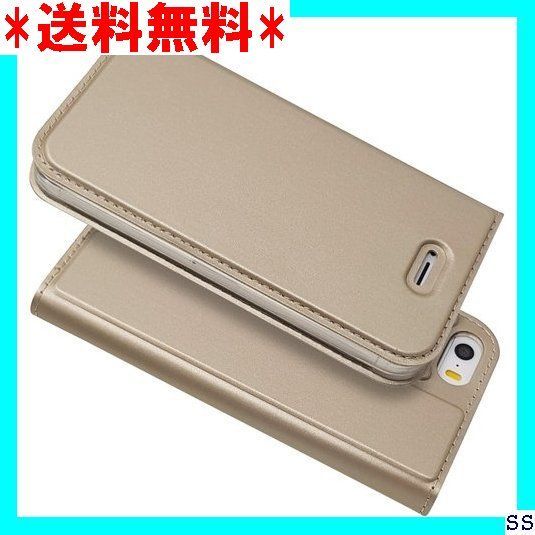 ☆在庫限り☆ iPhone 5S 5 SE ケース 手帳型 iPhone5 iPhone5s iPhoneSE ケース カバー iPhone 5 ケース 手帳型 iCoverCase アイフォン アイフォン5 アイフォン5s アイフォンS ４色 ゴールド 24