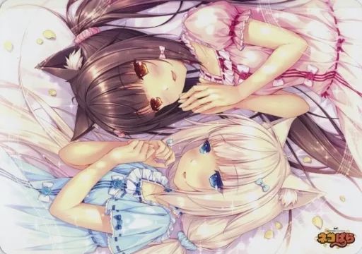 さよりイラスト展 A3デスクマット 4種類 ネコぱら