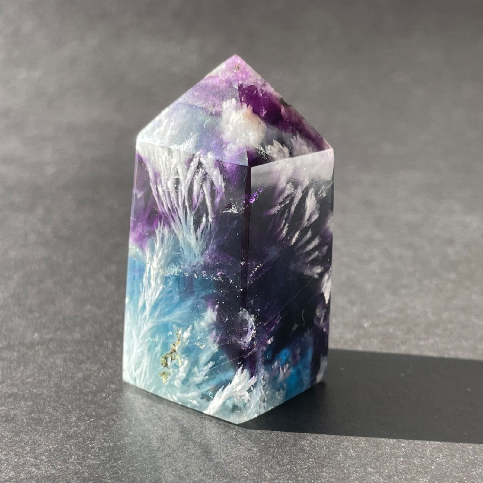 中国産︎Feather Fluorite フェザーフローライト|point ポイント|天然石　パワーストーン　gem stone