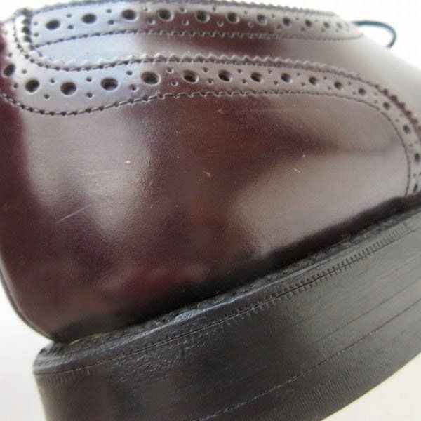 美品 USA製 アレンエドモンズ Sanford セミブローグ シューズ 10D 28cm