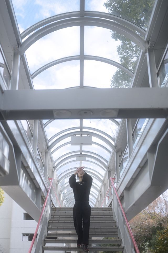 ベイカー風コットン×リネンワイドパンツ