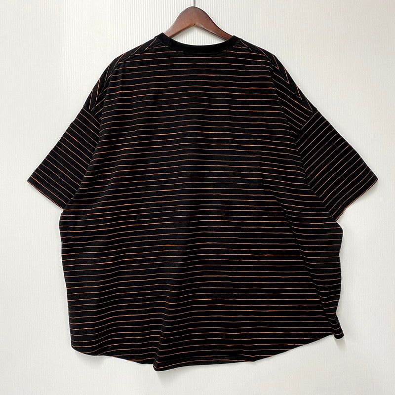 SEE SEE SUPER BIG ROUND BOADER TEEボーダーT 中古品】 SEE SEE シーシー SUPER BIG ROUND BORDER TEE