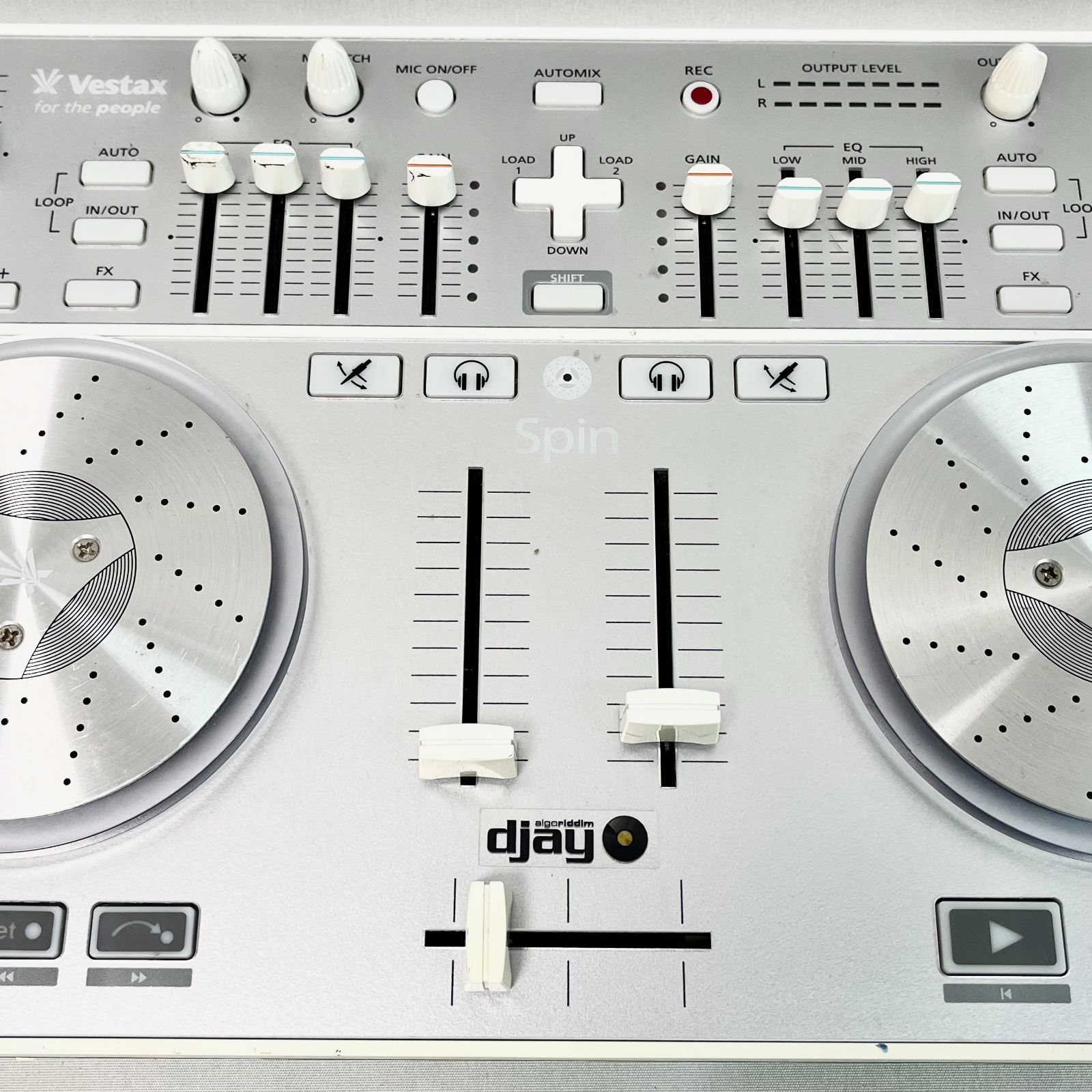 SPIN スピン Vestax ベスタクス djay対応 DJコントローラー 動作確認済み 中古現状品