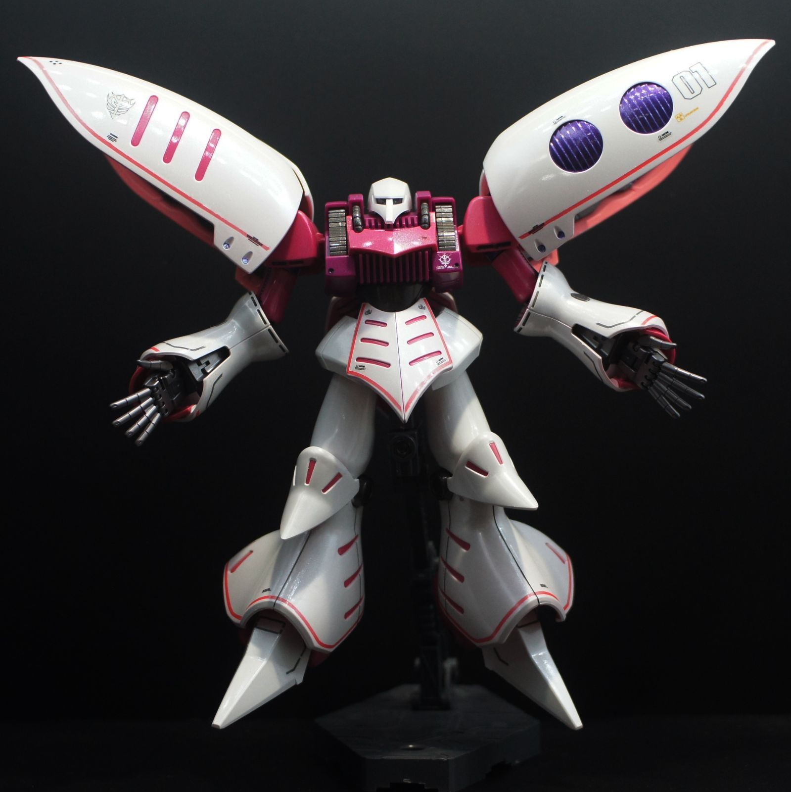 1/144 HGUC キュベレイ 改修塗装済 完成品 ガンダム ガンプラ ダムド