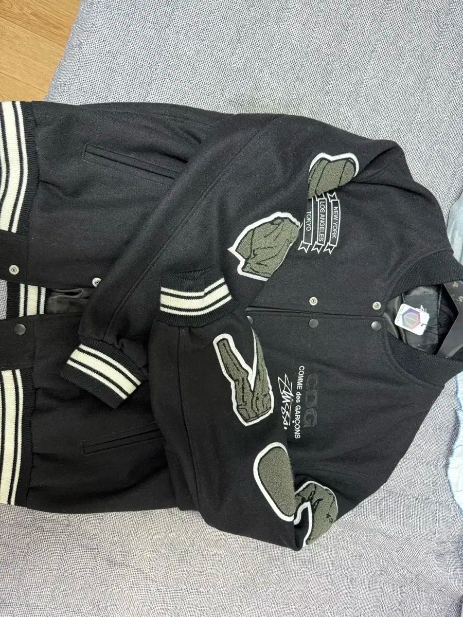 L COMME des GARCONS コム デ ギャルソン CDG x STUSSY ステューシー スタジャン