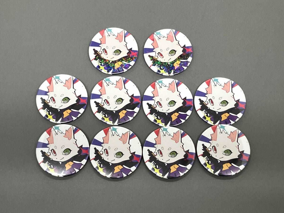10個セット】 Crazy Raccoon Ras 缶バッジ CRフェス2024