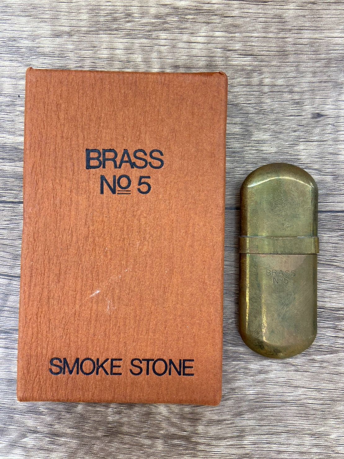 SMOKE STONE BRASS No5 真鍮製 オイルライター スモーク ストーン