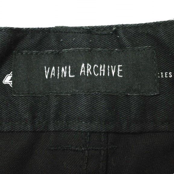 VAINL ARCHIVE x Dickies ヴァイナルアーカイブ ディッキーズ 20SS 別注 KENNY-D T/Cテーパードワークパンツ 201M40VA01 32 ブラック ボトムス g16864