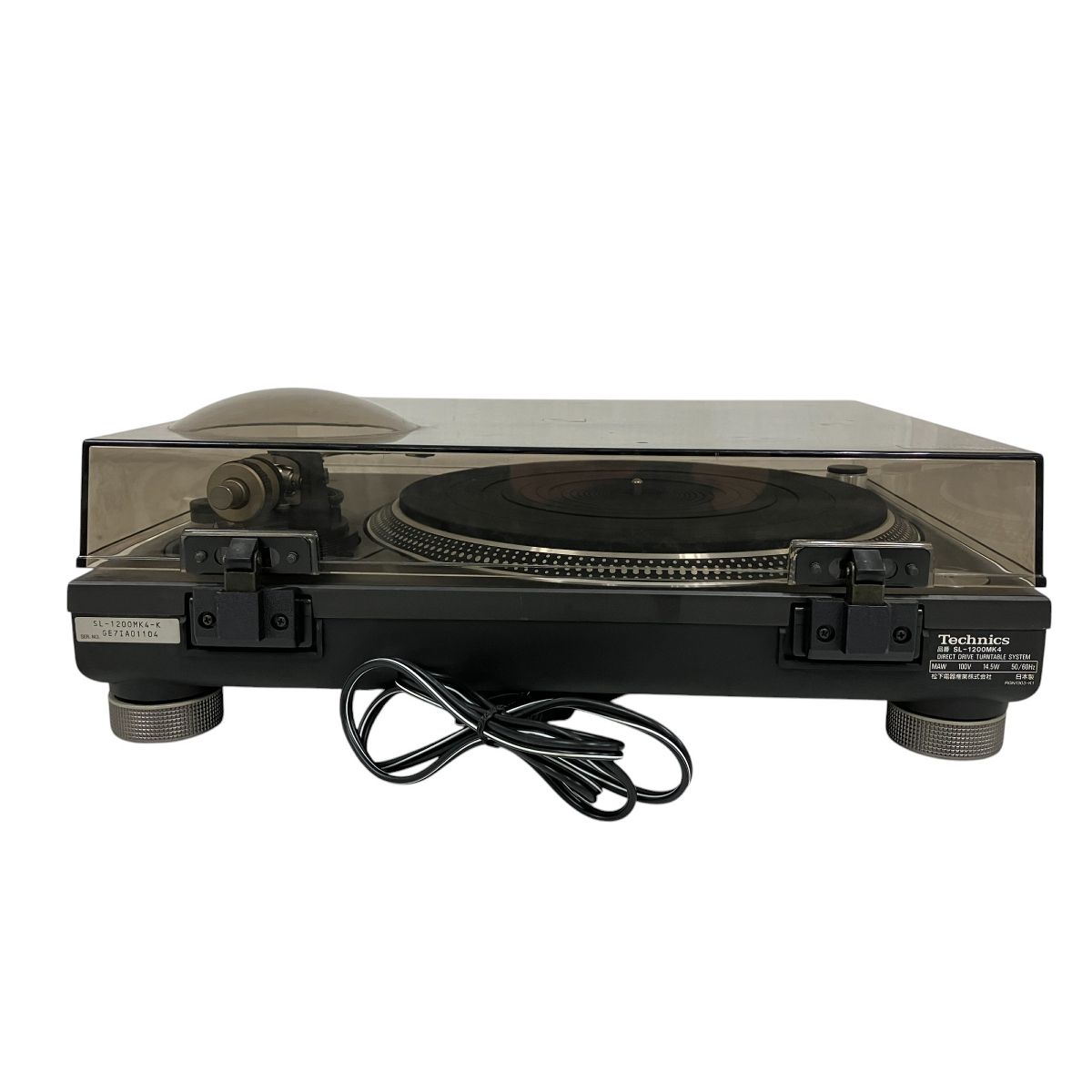 Technics SL-1200MK4 ターンテーブル 33/45/78回転 レコード