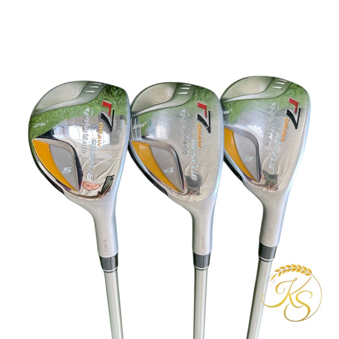 テーラーメイド ユーティリティ 3本 右 TaylorMade r7 DRAW RESCUE