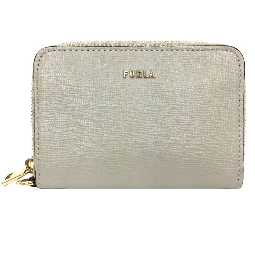 FURLA BABYLON S ZIP AROUND CC FURLA フルラ ジップ ラウンドファスナー 財布 ジップアラウンドコインケース  小銭入れ グレー【新古品】aq9343 - メルカリ