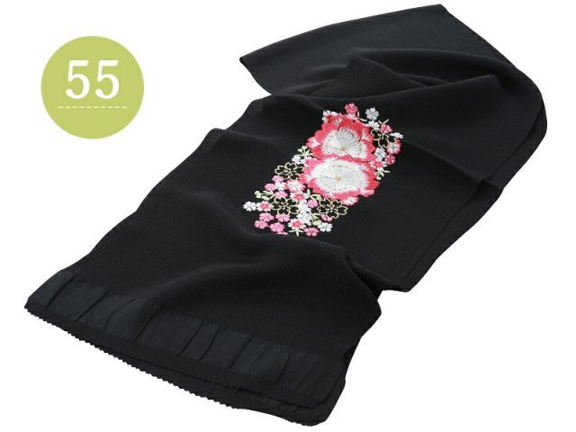 ★専用♦再お値下げしました！振袖+袋帯セット　京紅型　大輪万寿菊　丹後ちりめん 振袖用 正絹 丹後ちりめん さくら 刺繍入り 帯揚げ 全8色 ah-287