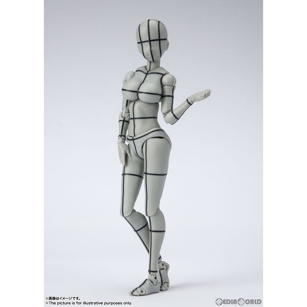 S.H.Figuarts(フィギュアーツ) ボディちゃん -矢吹健太朗- ワイヤーフレーム(Gray Color Ver.) 完成品 可動フィギュア バンダイスピリッツ