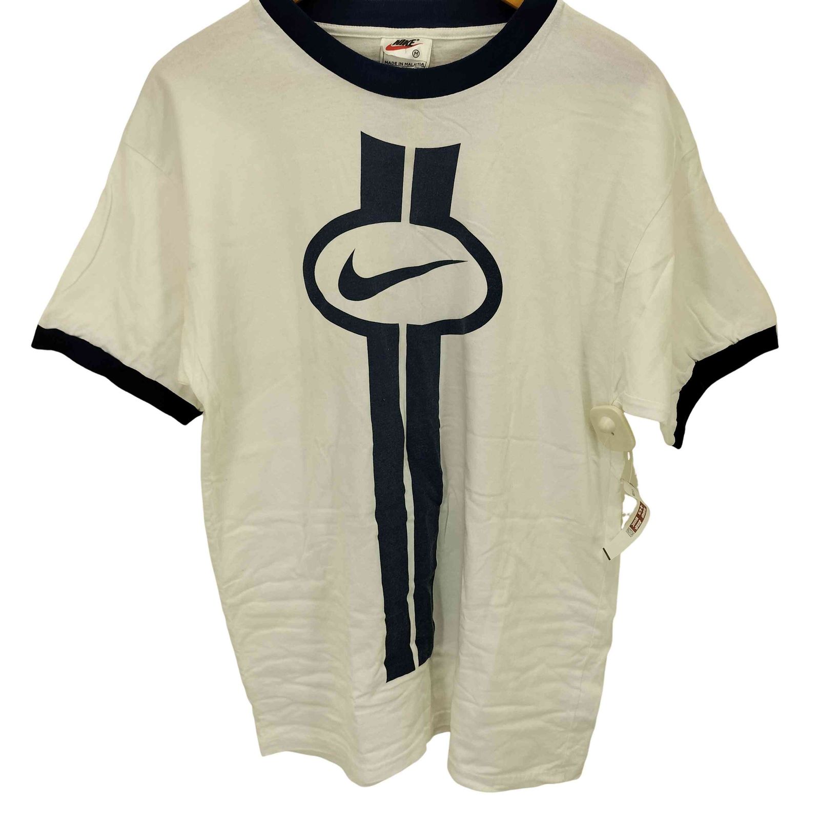 NIKE マレーシア製　90's Tシャツ NIKE(ナイキ) / 90s/銀タグ/マレーシア製Tシャツ/L/コットン