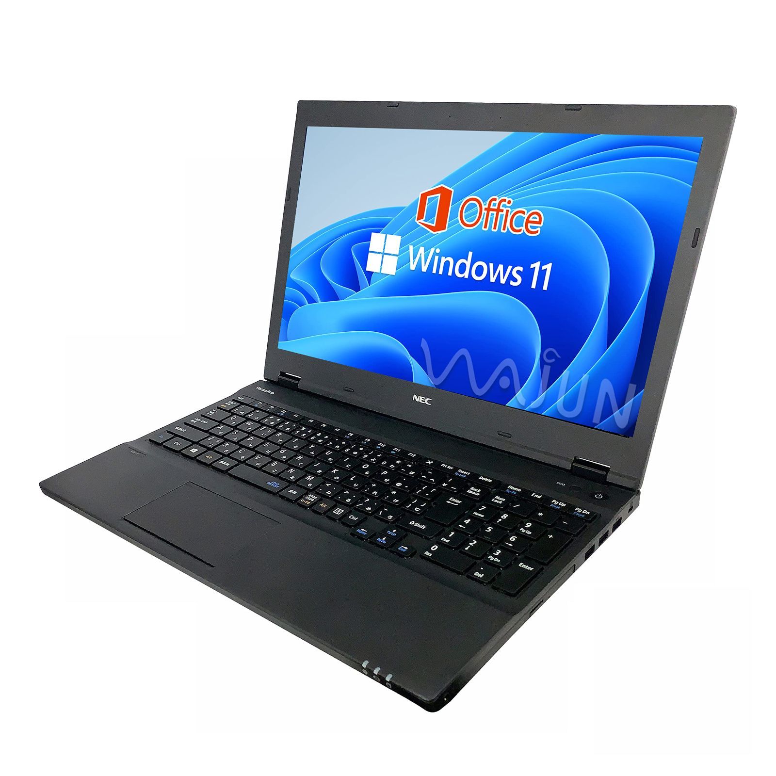 【特価セール】SSD i7-6600U/wajunのWIFI/Bluetooth（外付けUSB)/HDMI/DVD/16GB/256GB 2019/Core Hu0026B (整備済み品) Office Pro/MS 11 VK26/15.6型/10キー/Win ノー