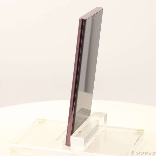 中古品〕 Galaxy S22 Ultra 256GB バーガンディ SC-52C docomo