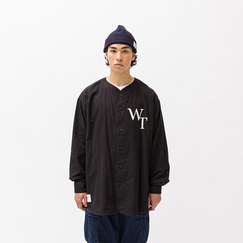 WTAPS＞LEAGUE 02 / LS / COTTON. TWILL. LEAGUE シャツ 222TQDT-SHM05