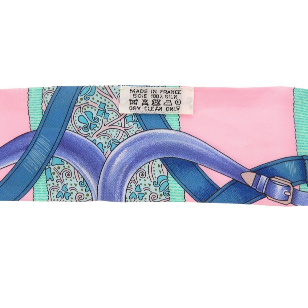 美品 エルメス ツイリー Grand Manege 大調教術 シルク マルチ