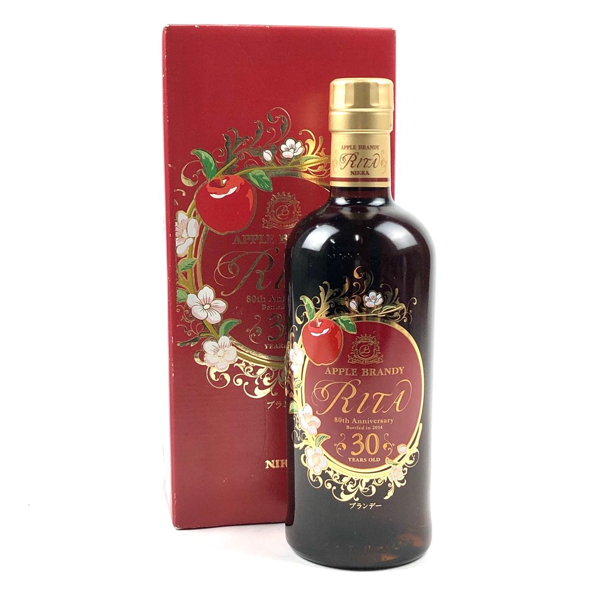 ニッカウヰスキー アップルブランデー リタ30年 (創業80周年の記念商品