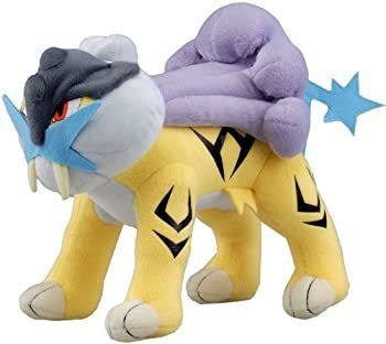 中古】 ポケットモンスター ポケモンぬいぐるみDP ライコウ 初期ver超
