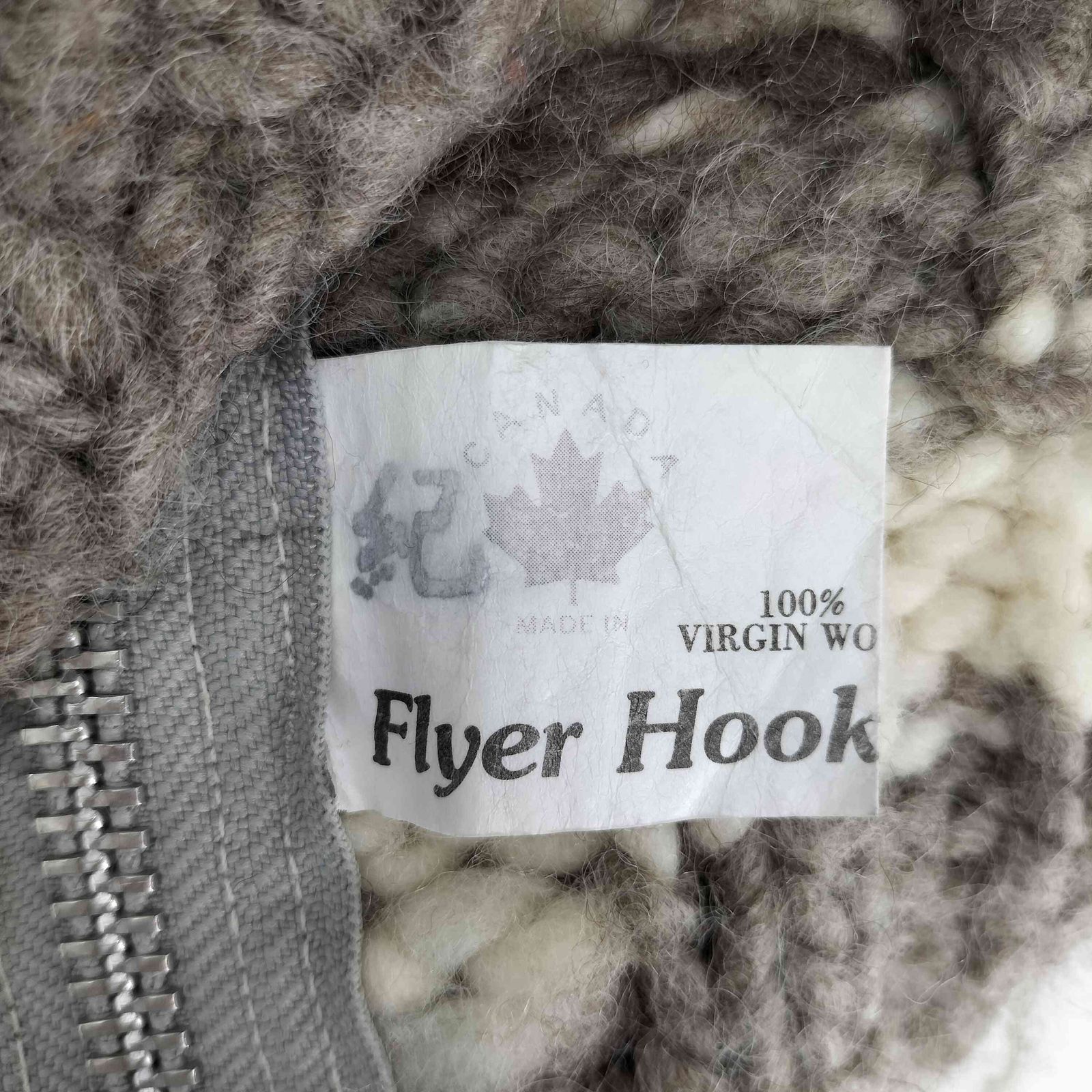 ユーズドフルギ USED古着 Flyer Hook カナダ製 ジップアップ