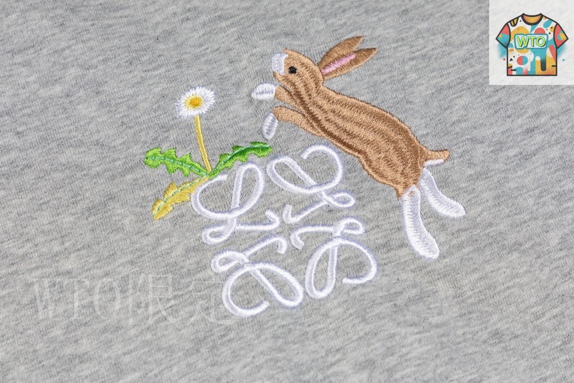 今日特価】LOEWE ロエベ 新シリーズ logo ウサギ柄 ショート