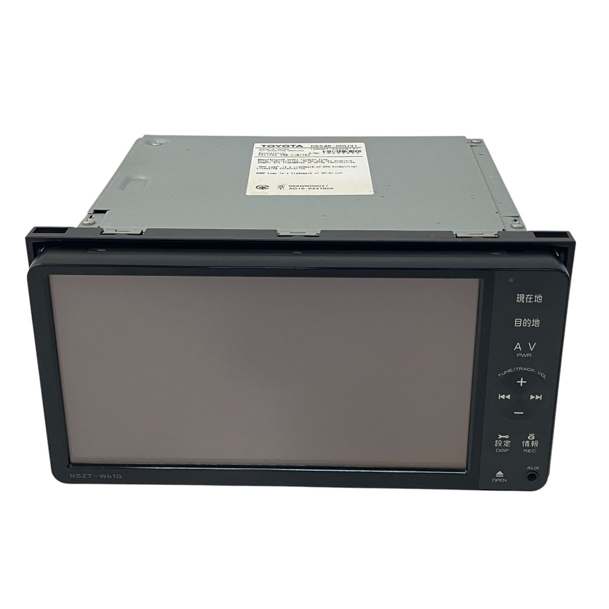 リアル トヨタ純正 カーナビ 地図データ2011年 08545-00U31 NSZT-W61G カーナビ