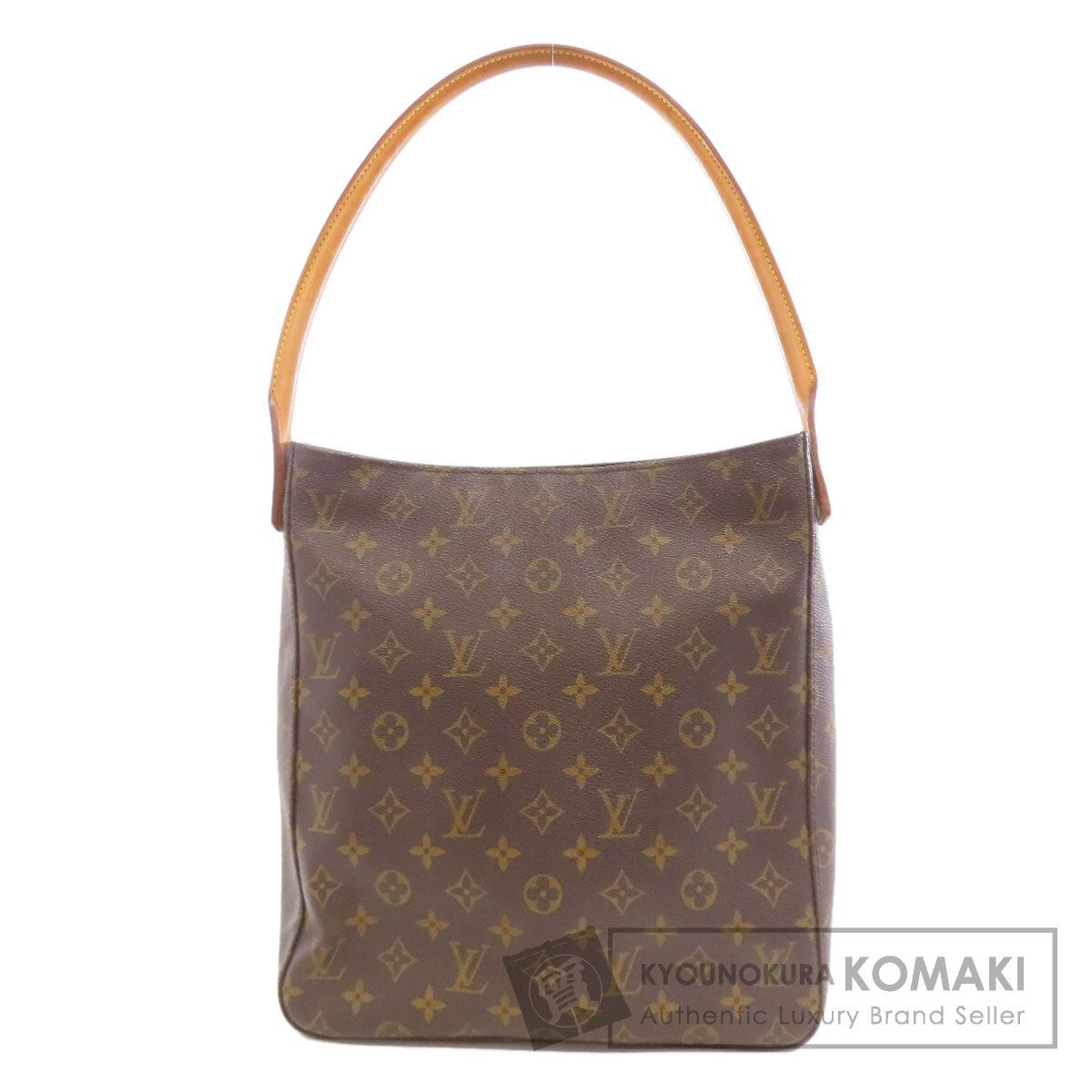 LOUIS VUITTON ルイヴィトン M51146 ルーピングMM トートバッグ モノグラムキャンバス レディース
