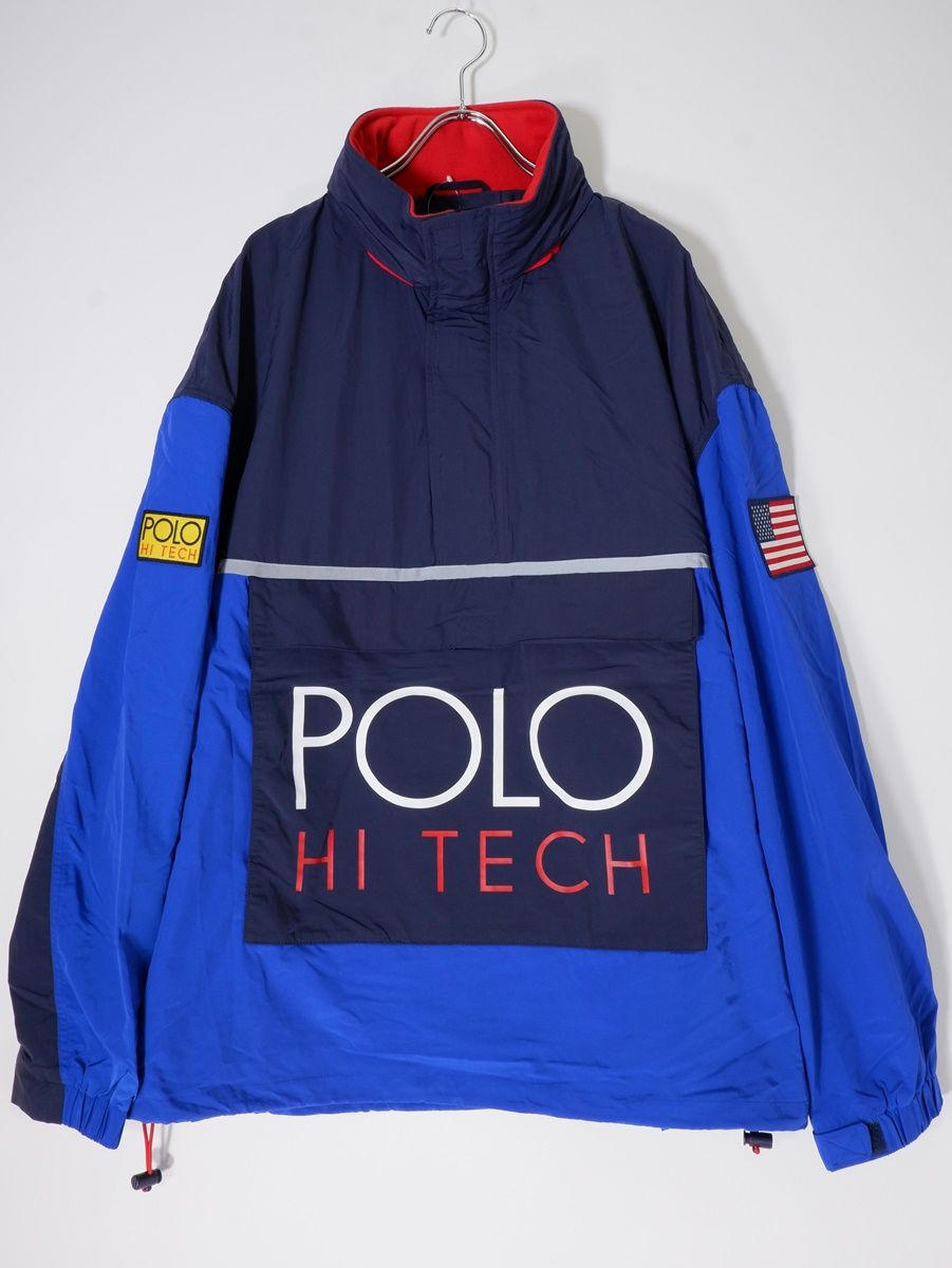 POLO RALPH LAURENポロラルフローレン POLO HI-TECH COLOUR BLOCK PULLOVER JACKETプルオーバー ジャケット【XL】【MJKA76757】