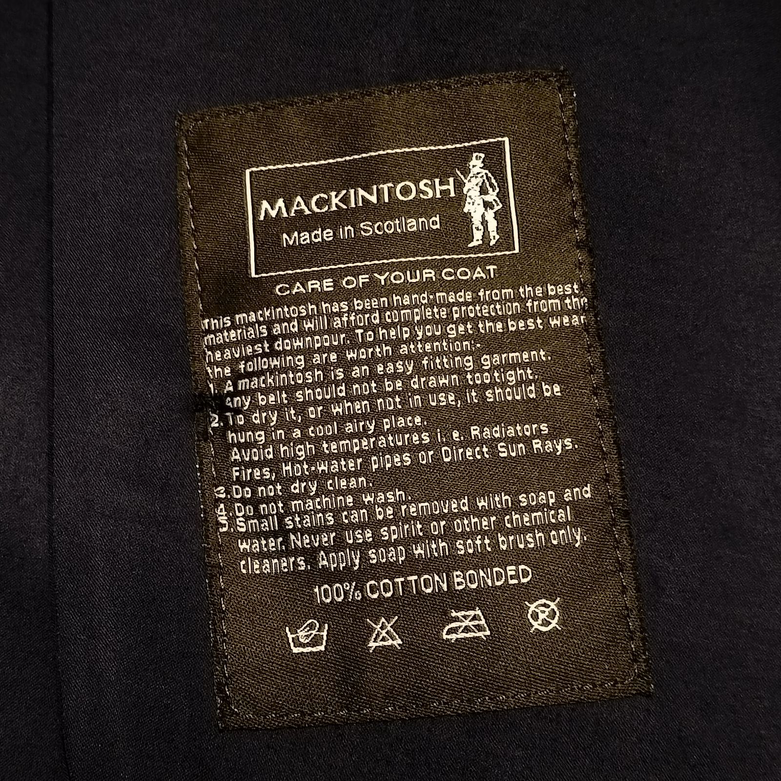 MACKINTOSH ロングコート ゴム引きコート 34サイズ XSサイズ相当 
