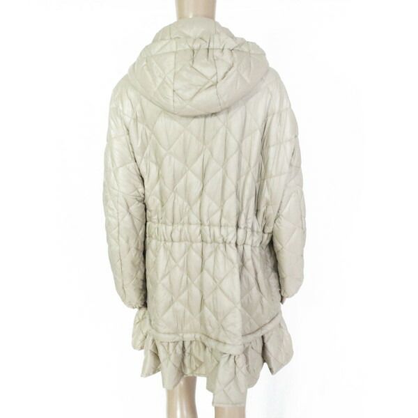 75%OFF メイメイジェイ MEIMEI J コート S ECO153 S Mサイズ ベージュ レディース キルティングコート ダウンコート アウター イタリア製