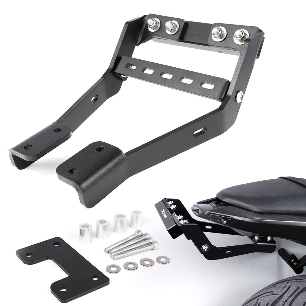ヤマハ FZ-07 MT-07 2014 2015 2016 2017 2018 2019 2020 2021 2025-2025 バイク 二輪 スクラップバー リアスタントパーツ ブラック スチー
