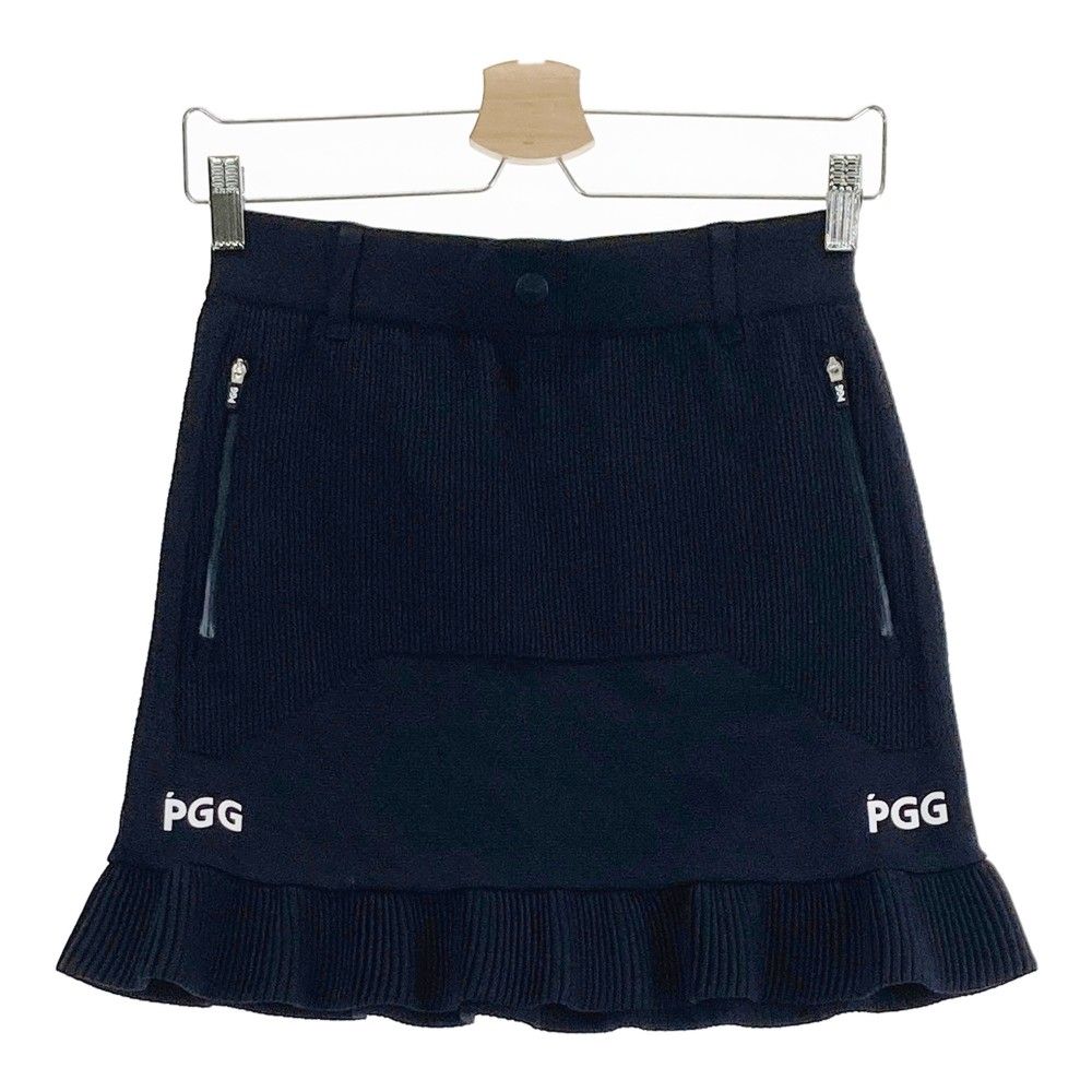 サイズ：0 PGG PEARLY GATES パーリーゲイツ 裾フレア ニットスカート