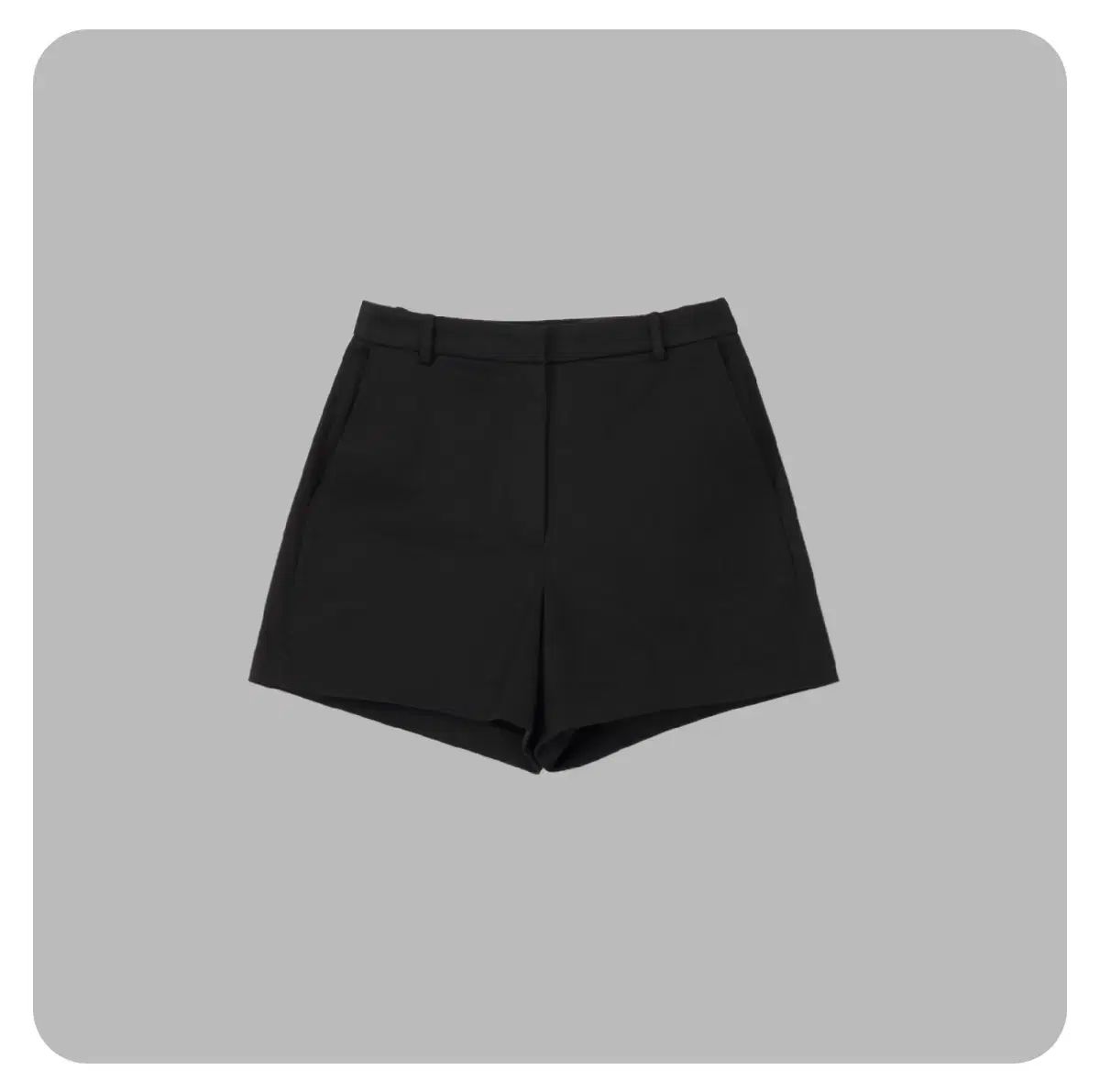 Sie SIE シエ エディ コットン ハーフ パンツ 黒 xs