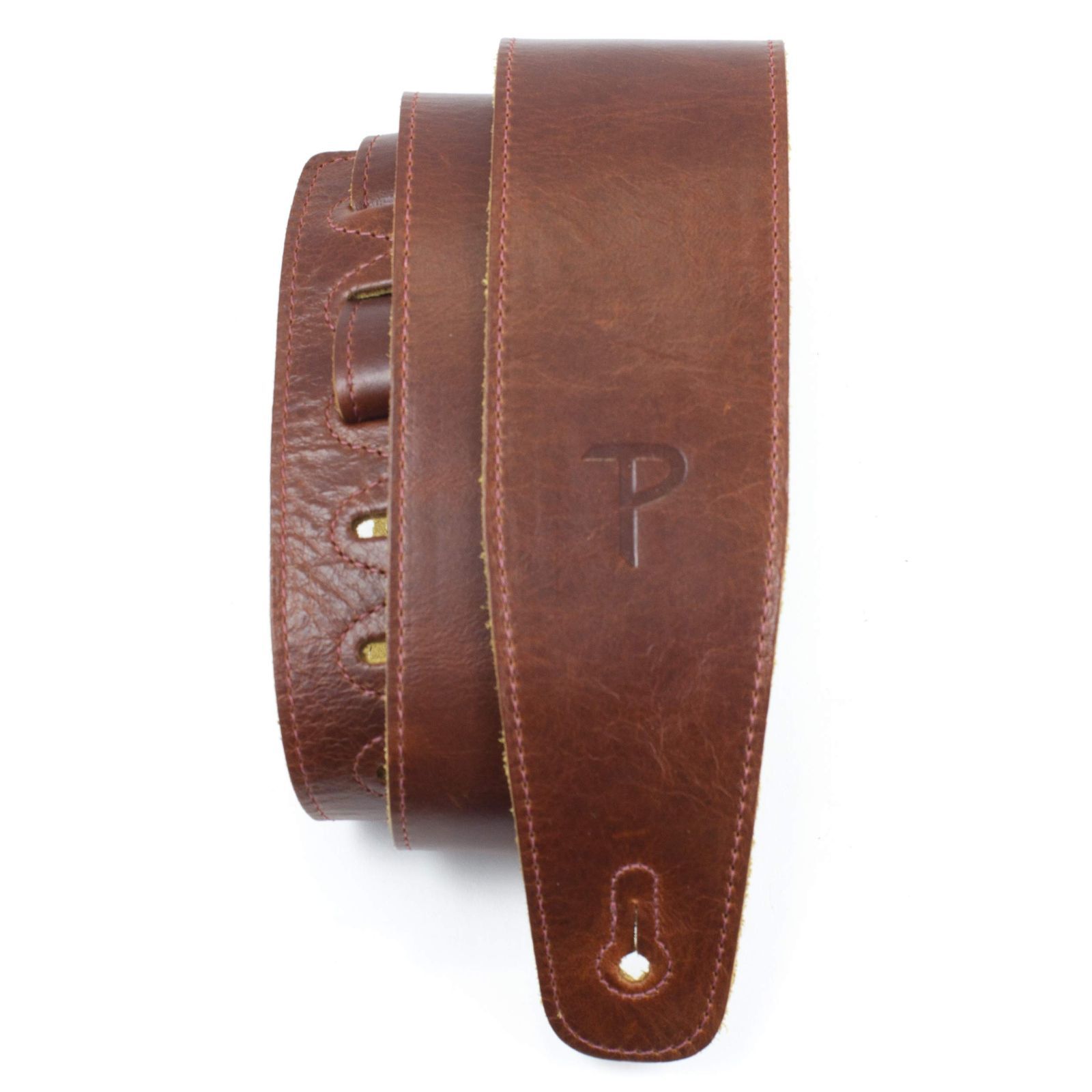 Perri’s Leathers Ltd. - ギターストラップ - 調節 - アコースティック|ベース|エレクトリックギター用 - カナダ製 AFR25-6872 - ラス