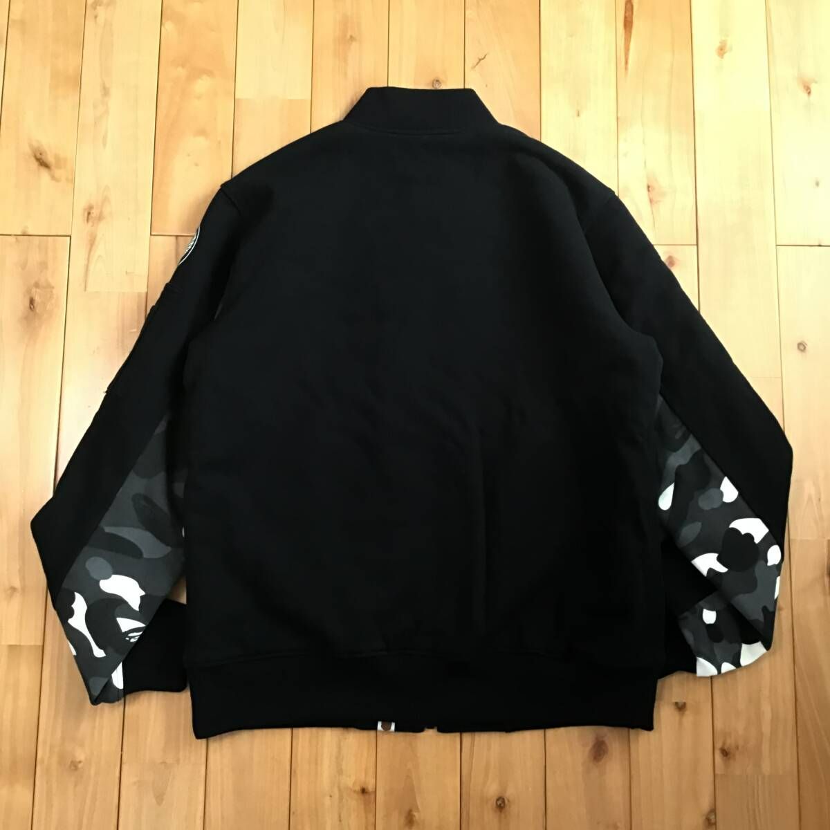 ☆蓄光☆ スウェット MA-1 Bomber Jacket Mサイズ a bathing ape BAPE