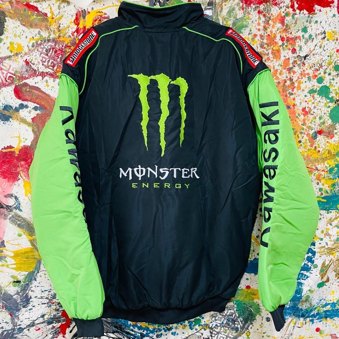 モンスター ブルゾン アウター ジャケット 新品 お洒落 非公式 緑 グリーン モンスター ブルゾン アウター ジャケット 新品 お洒落 非公式 緑