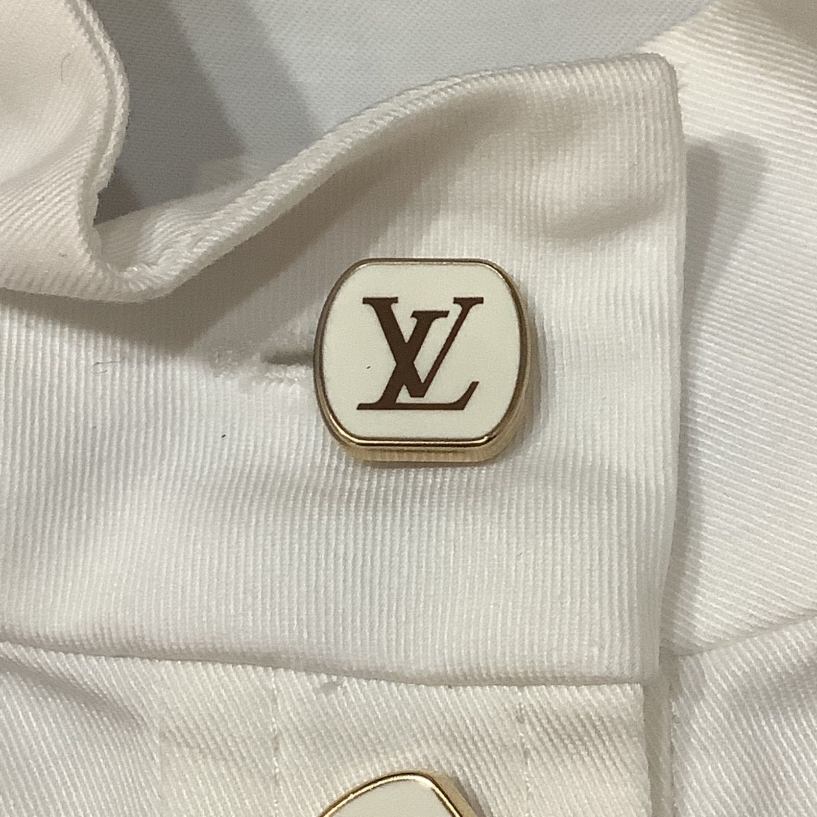 20SS ルイヴィトン LOUISVUITTON モノグラム ボウタイ リボン ブラウス