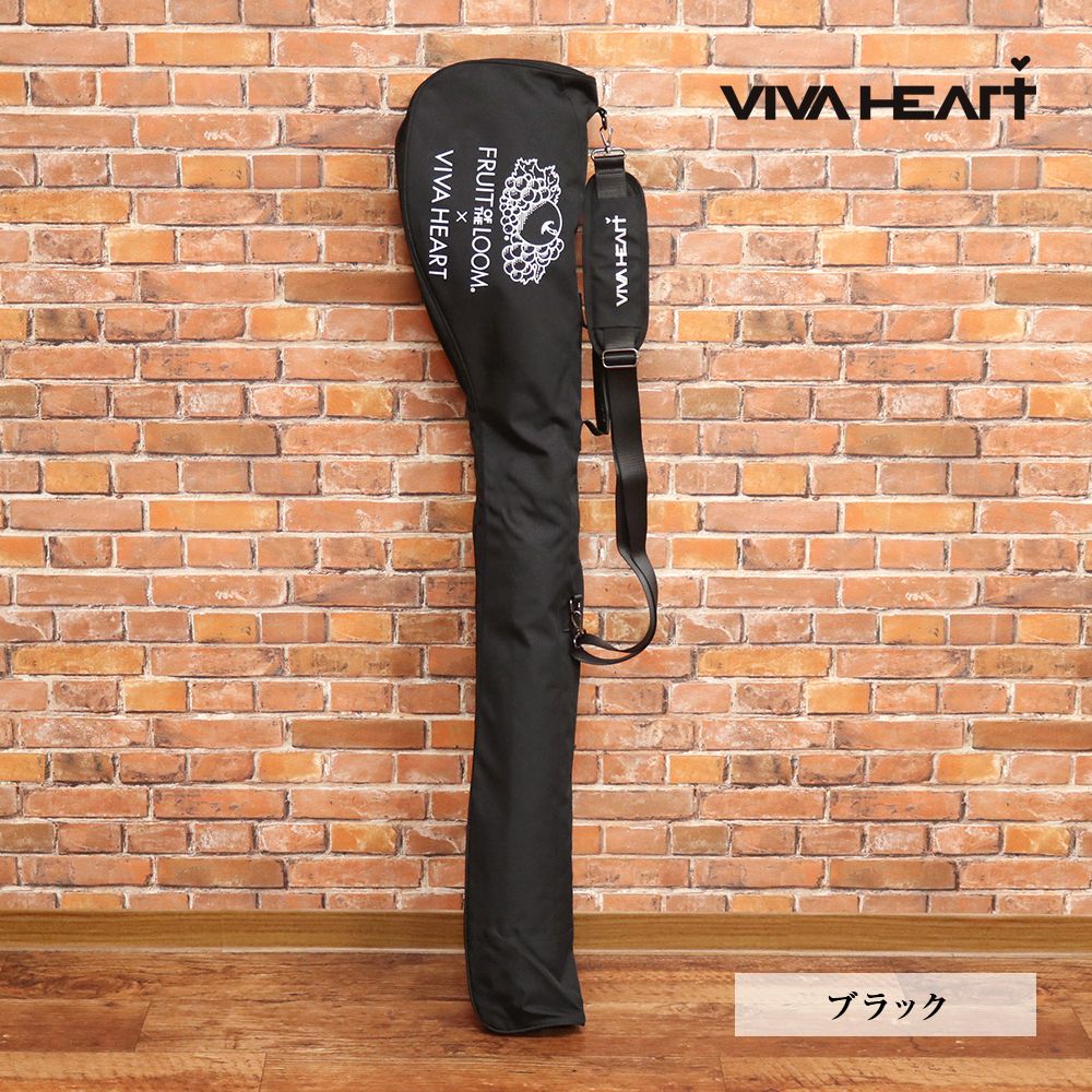 新作，お買い得 VIVA HEART/クラブケース 013-19800  FRUIT OF THE LOOM ゴルフ 用具 バッグ アクセサリー 練習 ビバハート 新品/黒/ブラック/ki259/ ゴルフバッグ・キャディバッグ