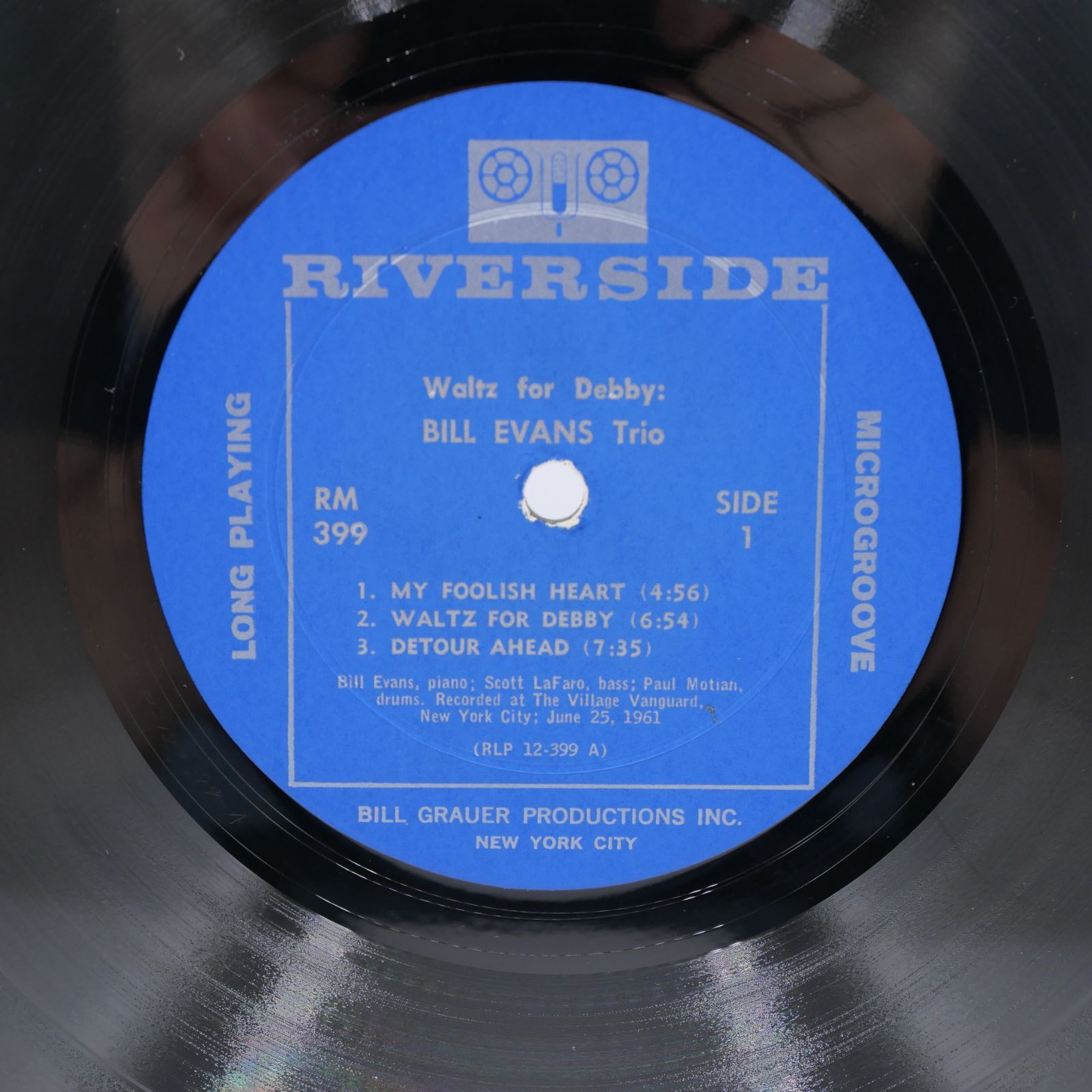 1963年 米DGモノラル再発】ビル・エヴァンス Waltz For Debby