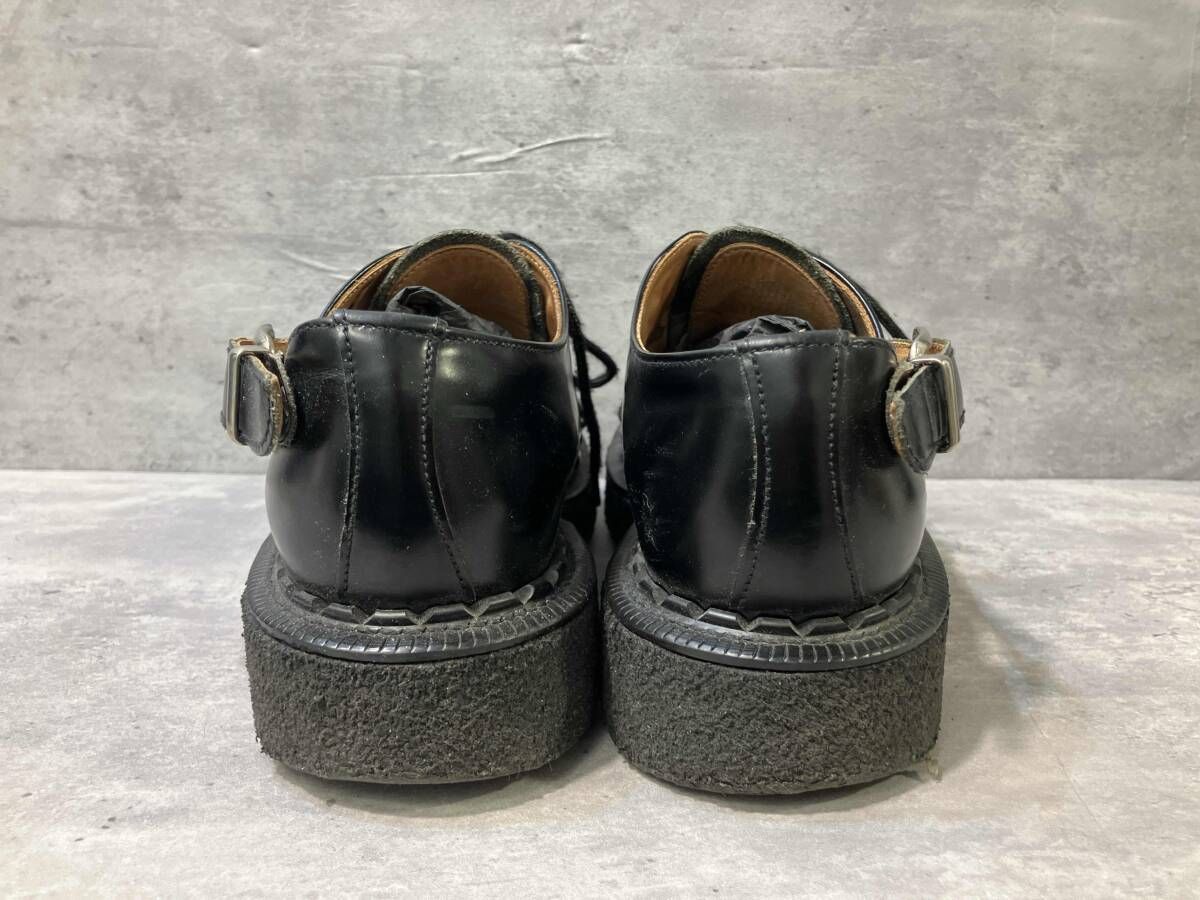 19AW COMME des GARCONS HOMME PLUS × GEORGE COX ボンテージレースアップシューズ サイズ6 ブラック 箱有 コムデギャルソンオムプリュス BETHELEADER_CO_KE