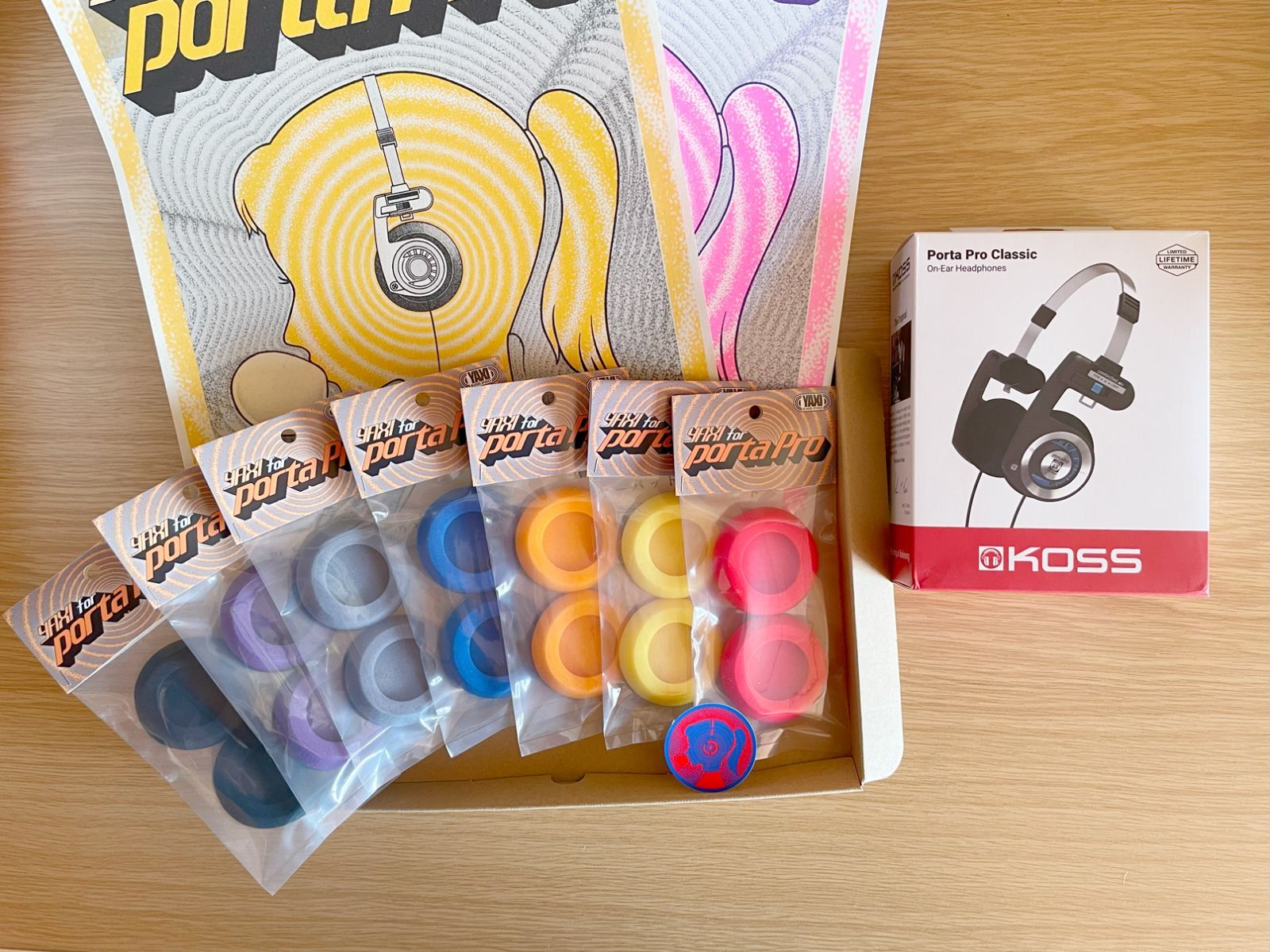 KOSS PORTAPROヘッドホン YAXI イヤーパッド 7