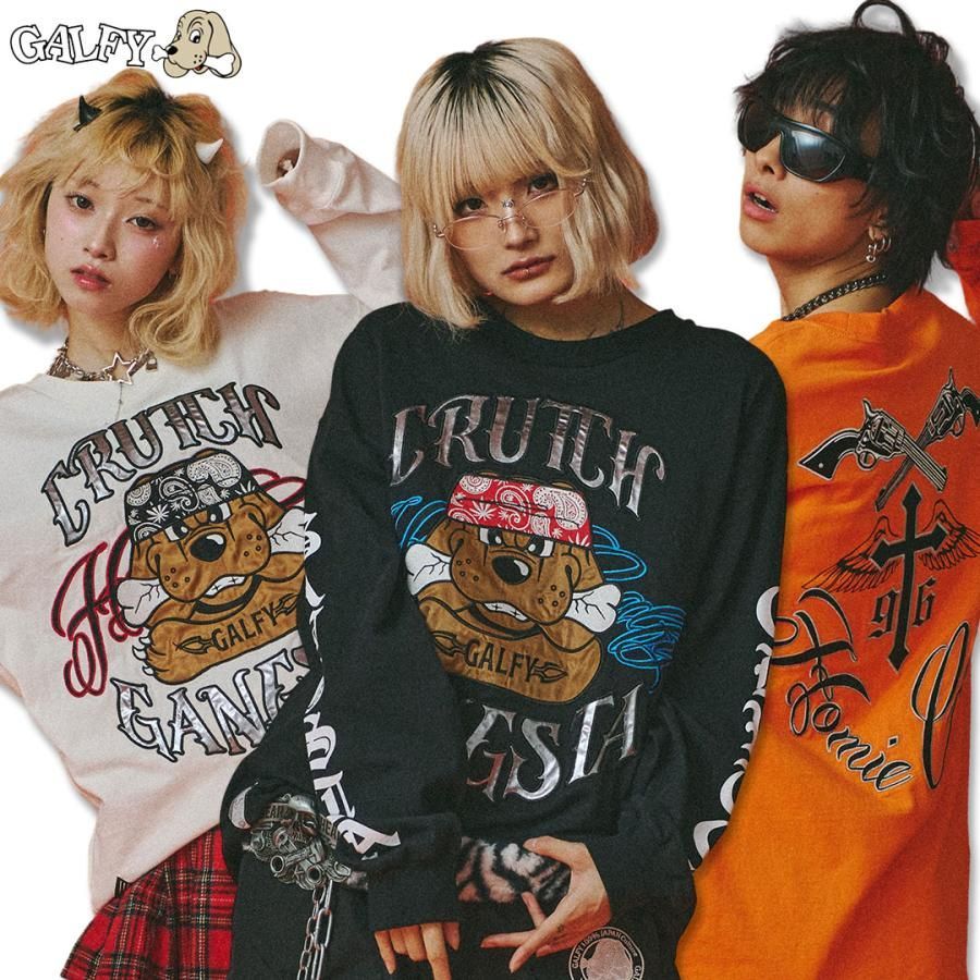 ガルフィー GALFY LFG!! ロンT 中型犬 L 大型犬 XL 153006 BLACK